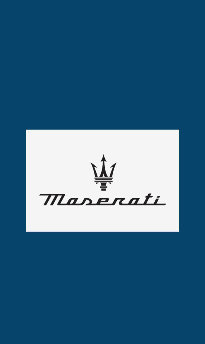 Maserati Logo Blue