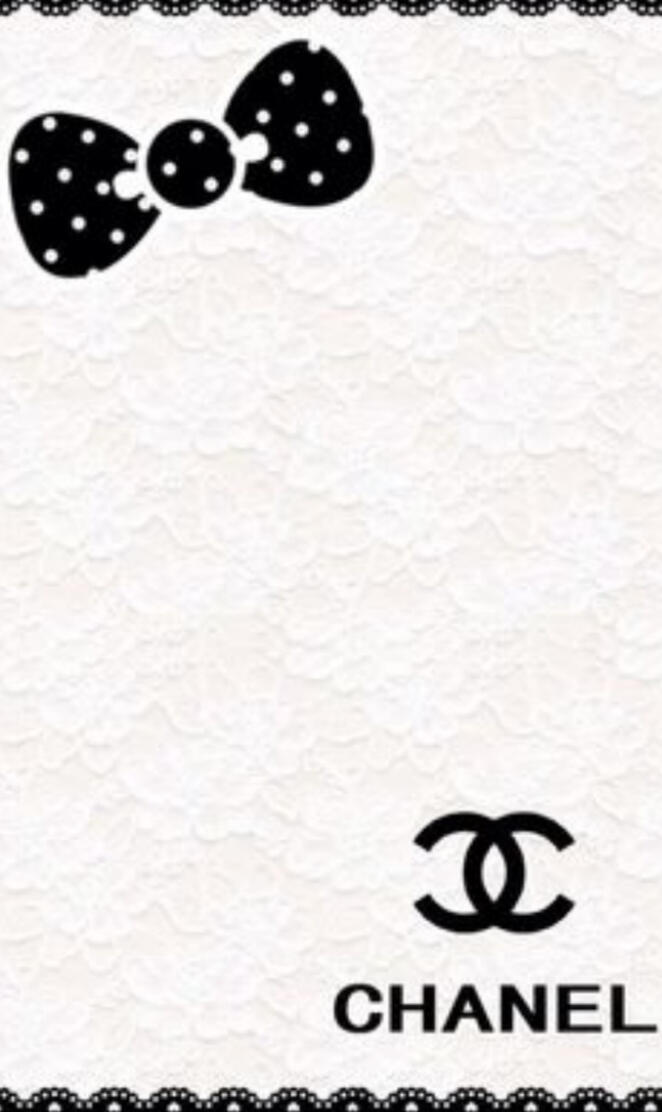 Chanel bow wallpaper