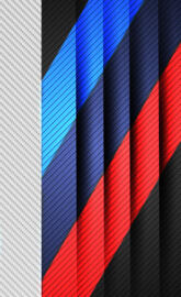 Bmw stripes on metal