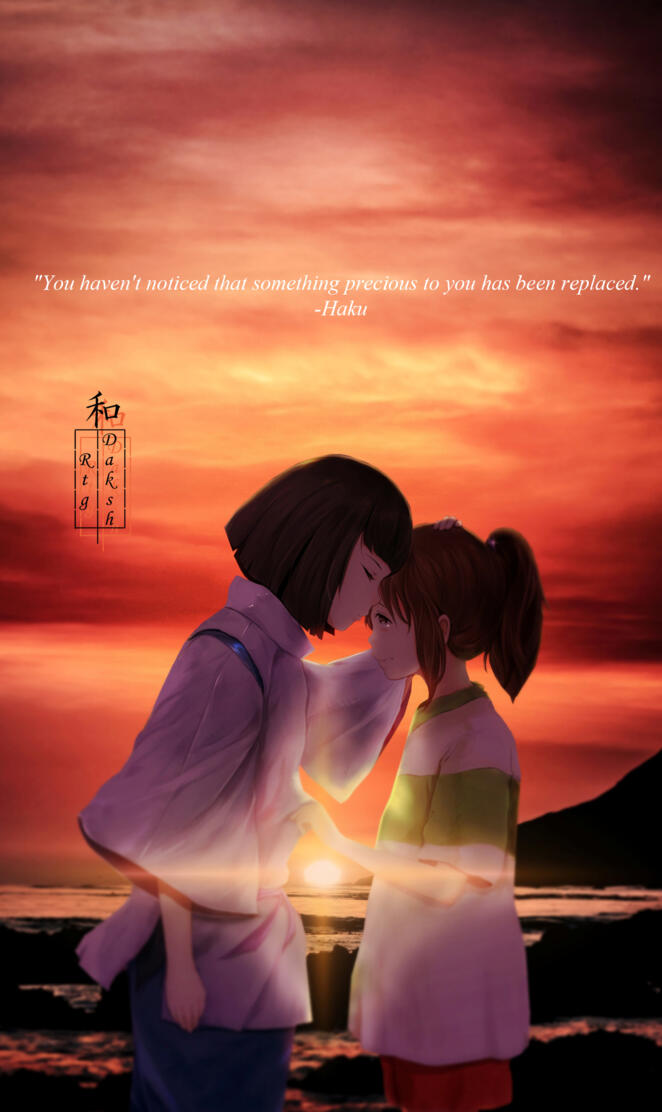 Haku and Chihiro