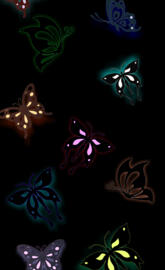 Glowing Butterflys
