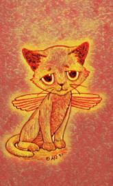 Winged Kitty -art