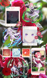 Re zero Ram and Emilia