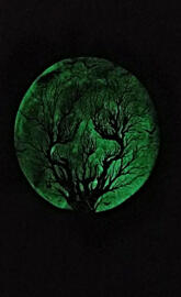 Calavera Lunar Neón