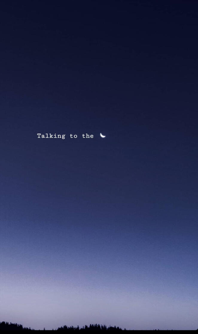Talking to the moon