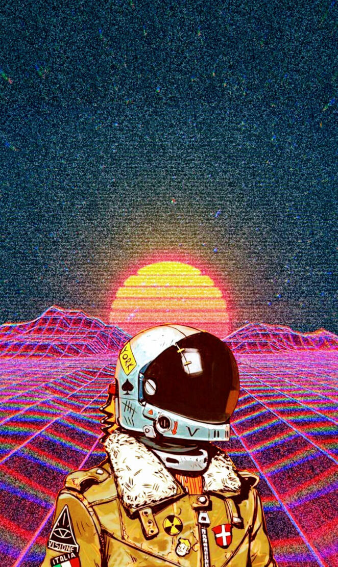 Astronaut vaporwave