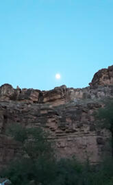 Canyon moonlight