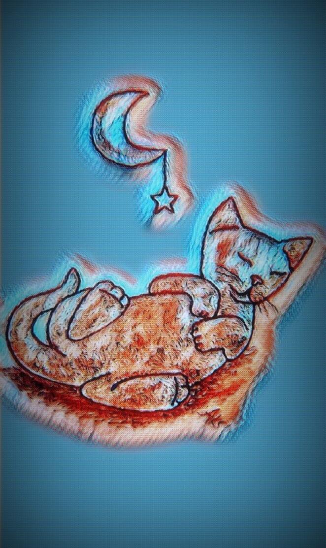 Feline Lullaby Art