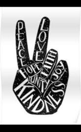Peace love kindness