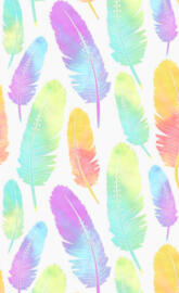 Pastel Feathers