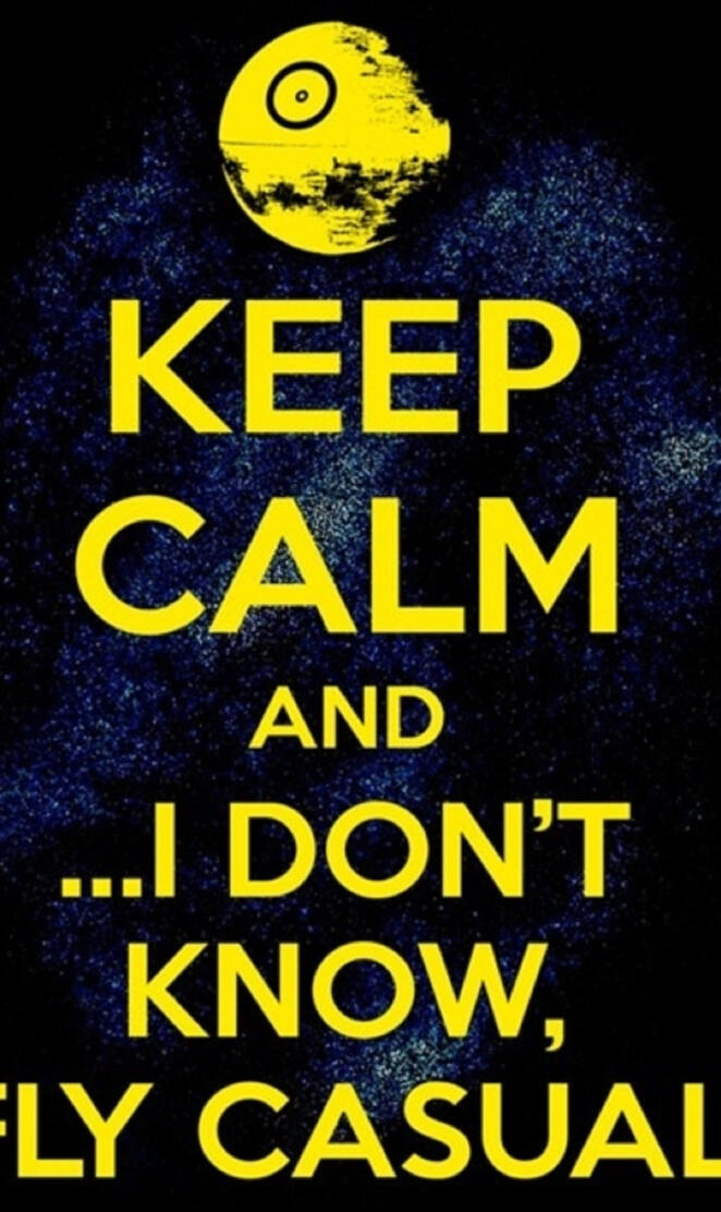 Keep Calm Fly Casual