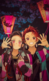 Tanjiro and Nezuko