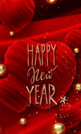 Red heart NewYear 2022