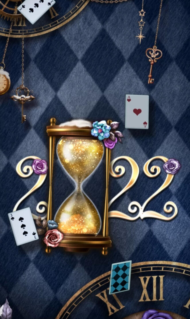 NewYear hourglass 2022