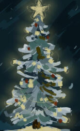 Christmas tree animate