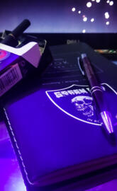 B-Cigarette and Note