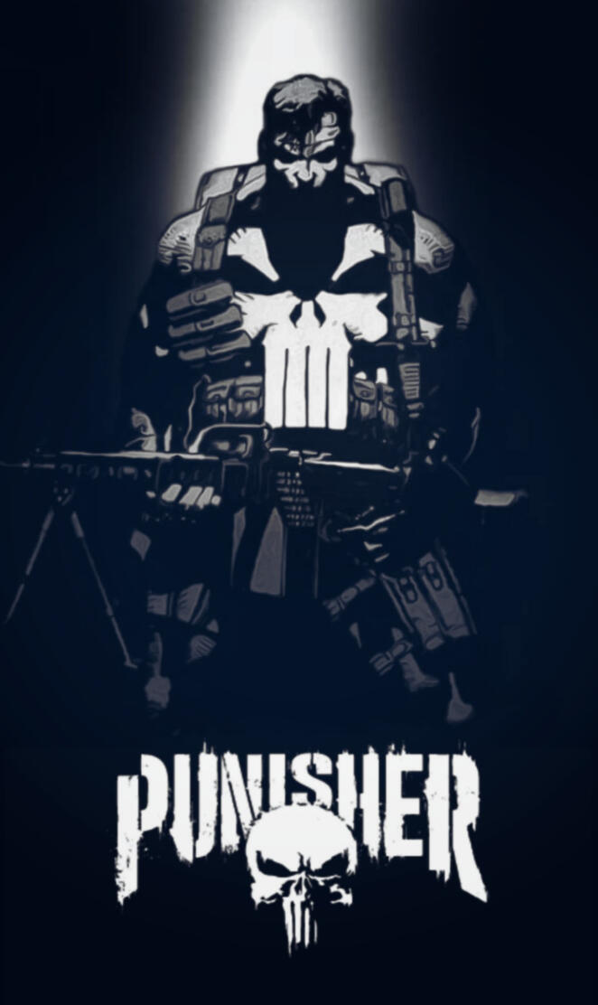 The Punisher Black