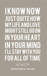 Wherever You Will Go