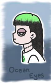 Billie Eilish cartoon