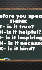 Before You Speak