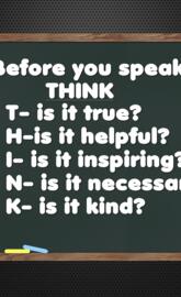 Before You Speak