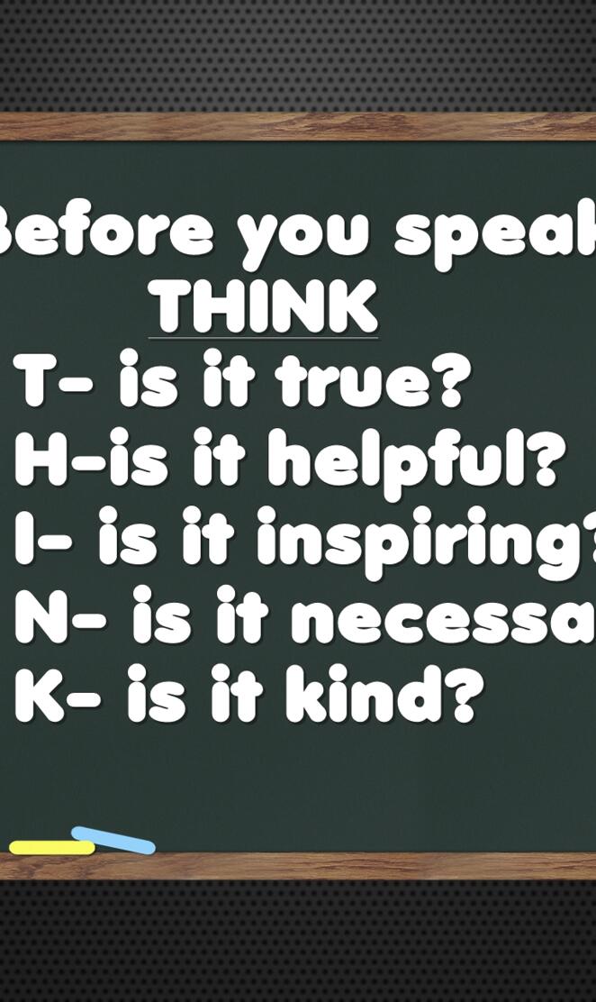 Before You Speak