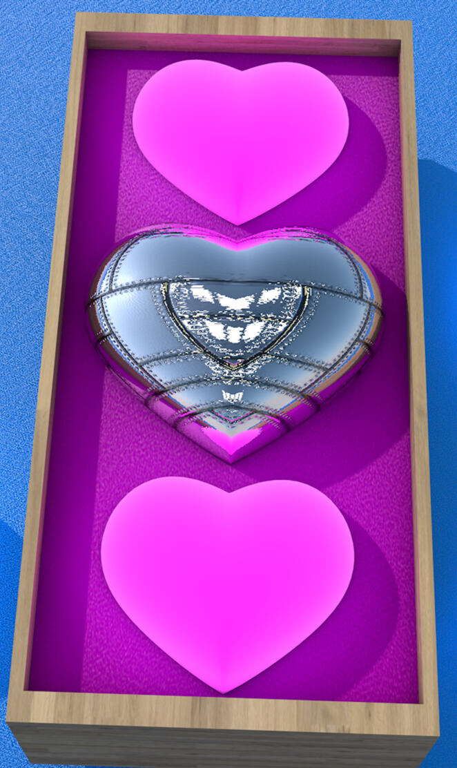 hearts 3d