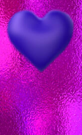 Purple 3d Heart