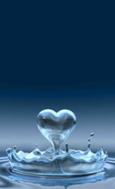 3D Heart Waterdrop