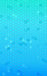 Blue Hexagons