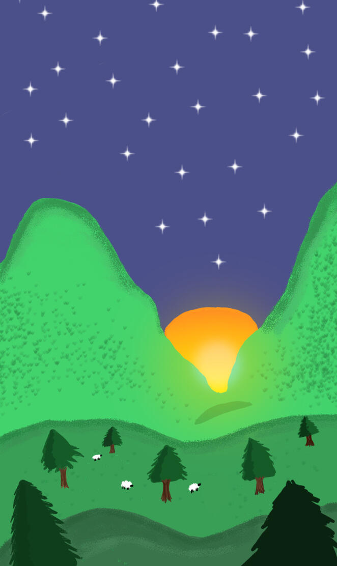 Stars and hills