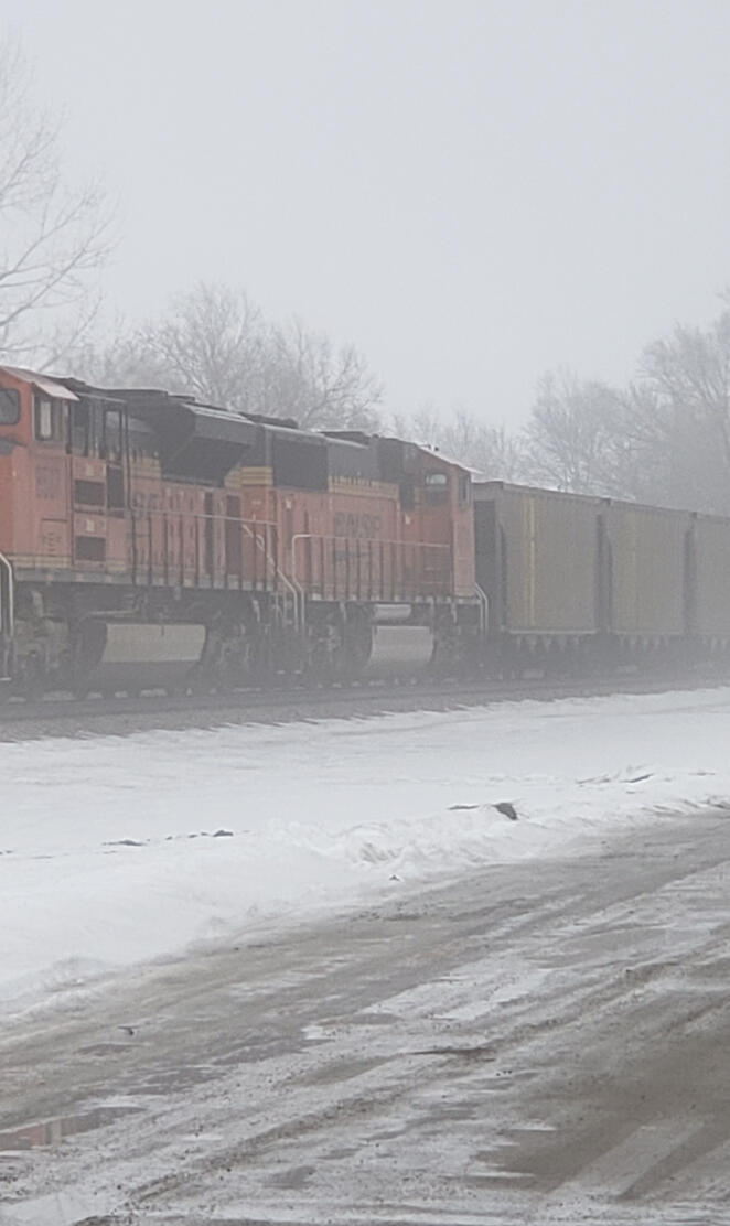 Foggy Coal Train