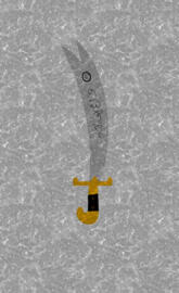 Zulfiqar Sword black