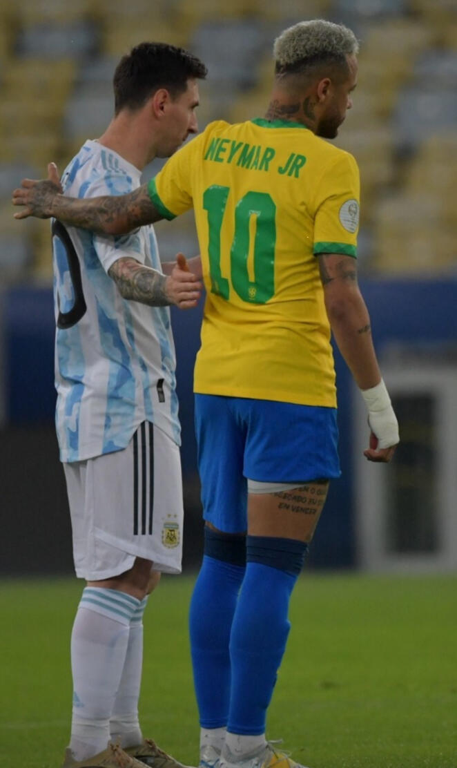 Messi y neymar