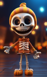 halloween cute 3d character