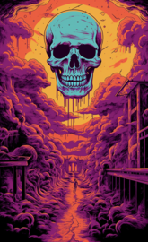 vector skull wallpaper