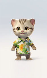 cute cat 3d
