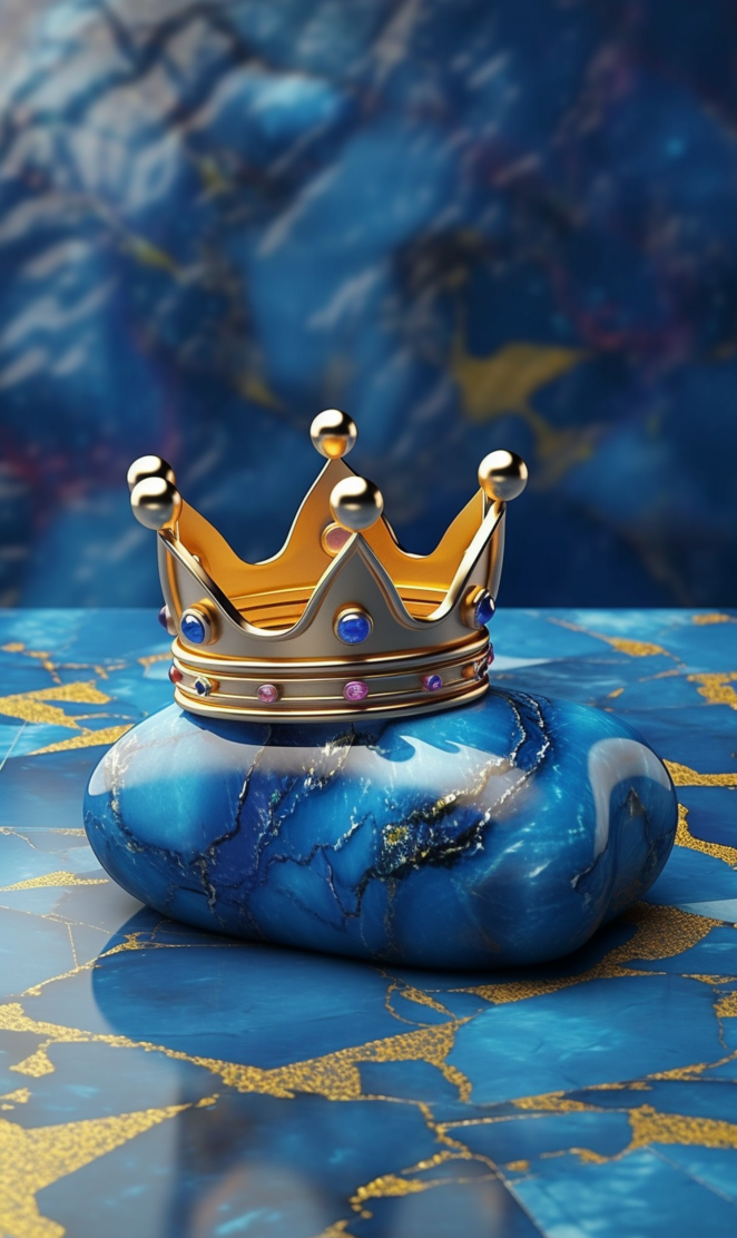 3d king crown