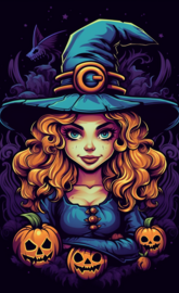 witch art vector