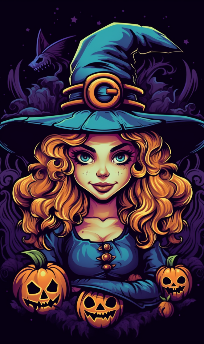 witch art vector