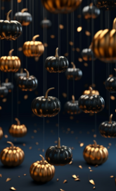 Halloween pumpkin 3d