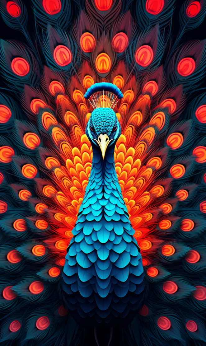 Peacock Art