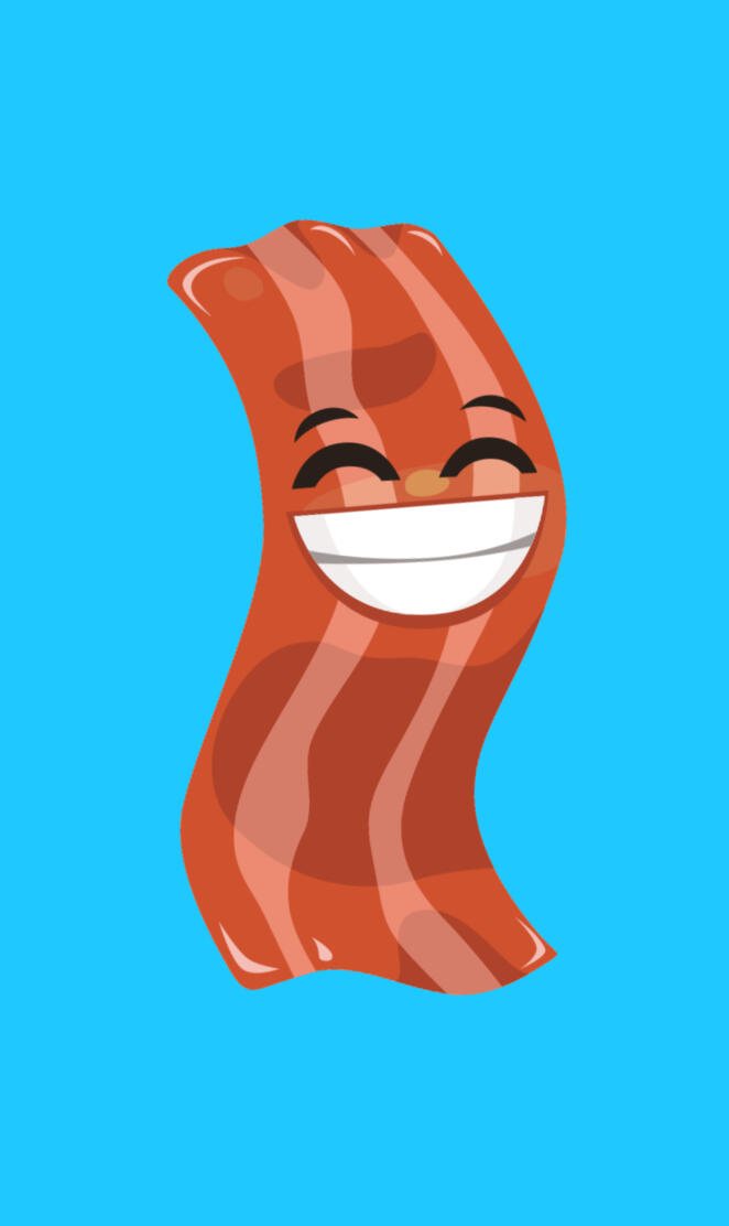 Happy bacon