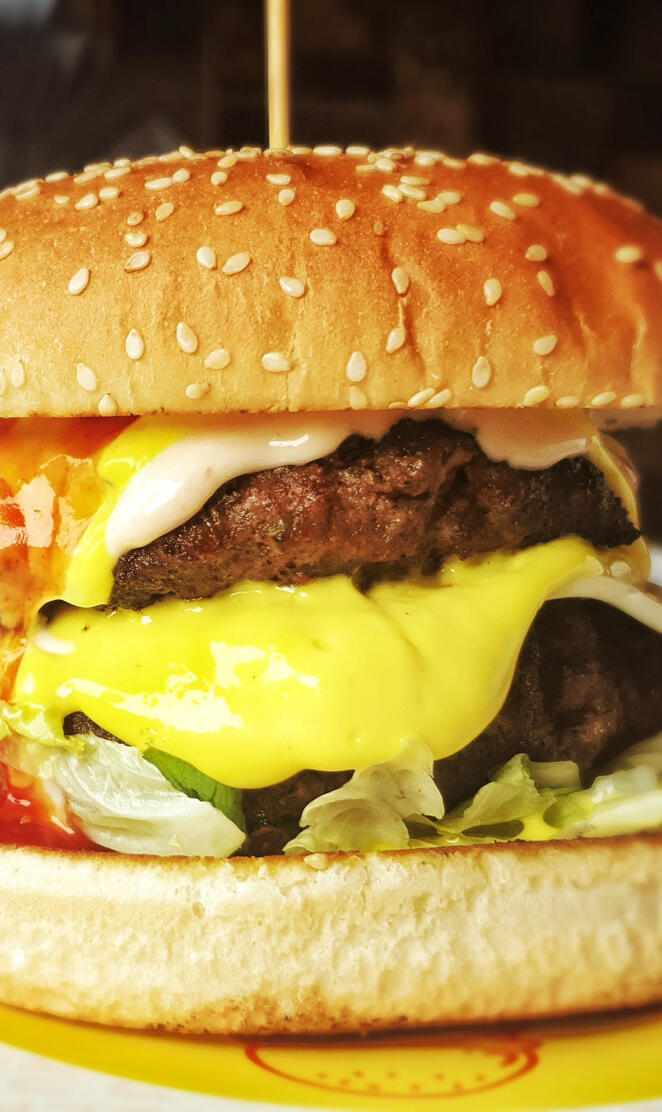 Cheesy burger