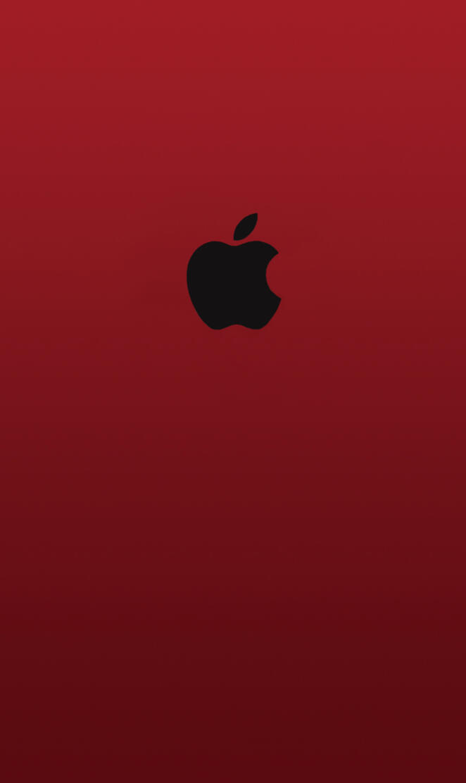 Apple red black logo