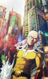 Saitama in street