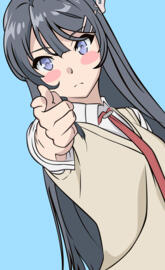 Mai Sakurajima skyblue