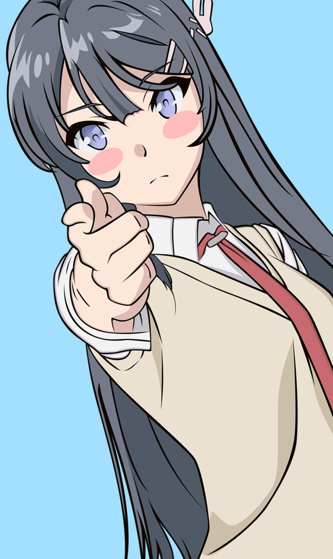 Mai Sakurajima skyblue