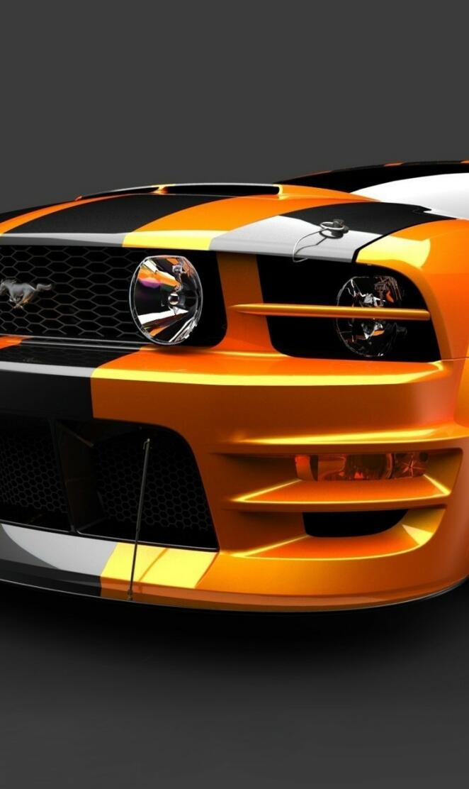 Orange Car - Fringes