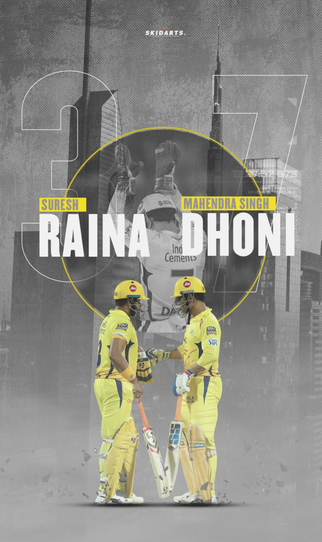 Raina and Dhoni